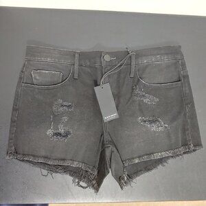 Black Orchid Los Angeles Cut Off Jean Shorts Size 27 Black